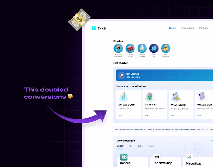 Tyke dashboard redesign | Product design case study