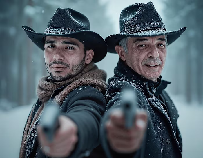 Winter Vengeance - AI Collaborative Art Project