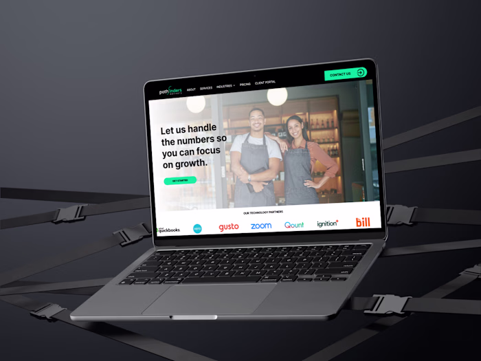 Pathfinders Advisory - Webflow Business Site