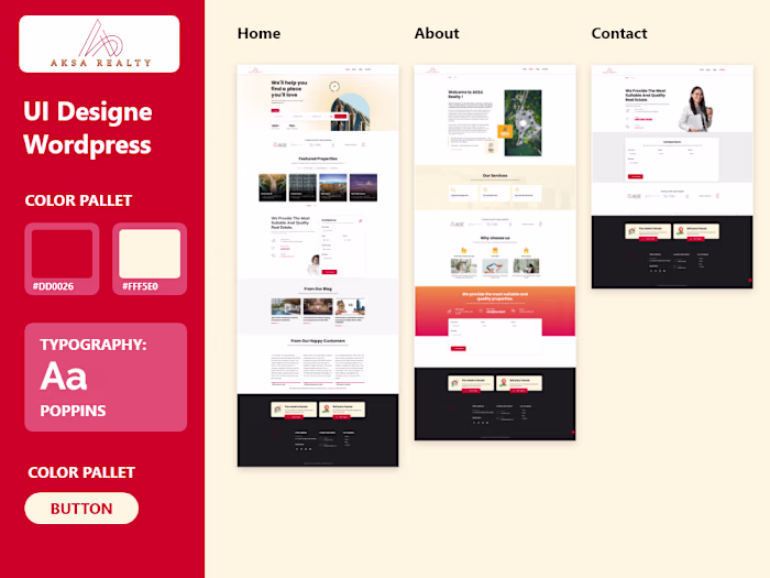 Brand Website – Visual Design Concept