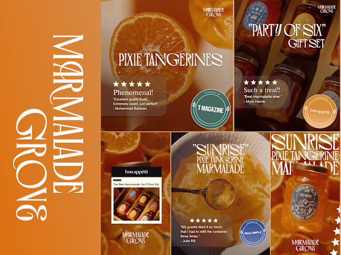 Marmalade Grove - Advertisements & Graphic Design