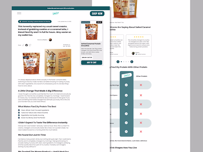 Don't send all your traffic directly to your product page. T...