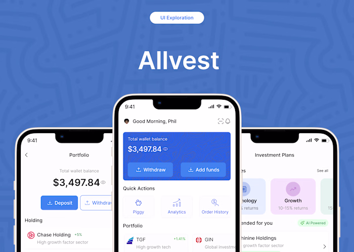  AIlvest Investment Mobile App