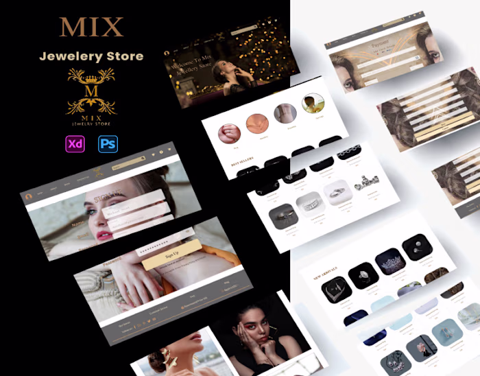 MIX Jewelry Store Website