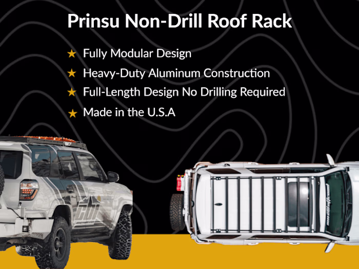 The Best 4Runner Roof Rack: Prinsu Non-Drill Roof Rack