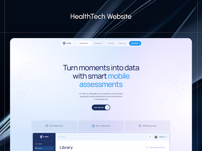 b-path - HealthTech Website