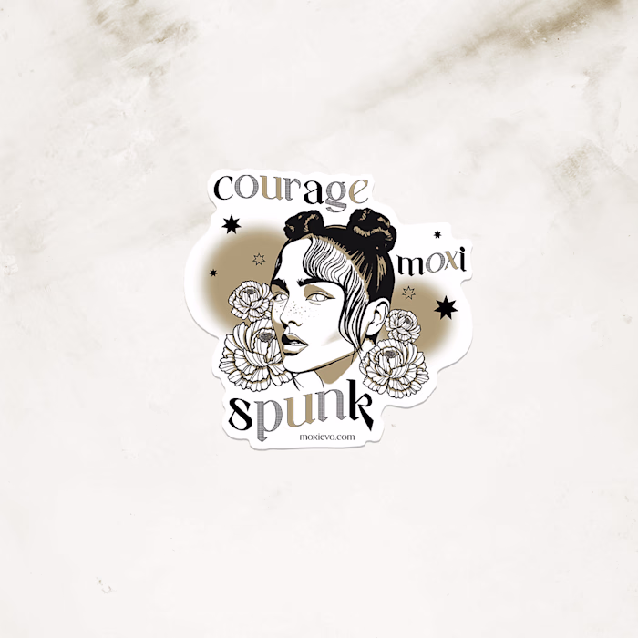 Gilded Sticker Design