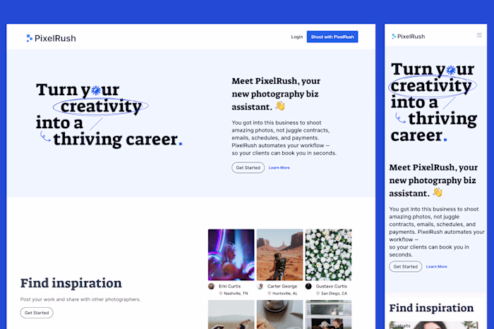 PixelRush for Photographers
