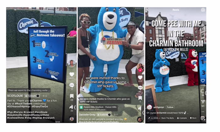 Charmin x Rock The Bells Festival Influencer + Social Media