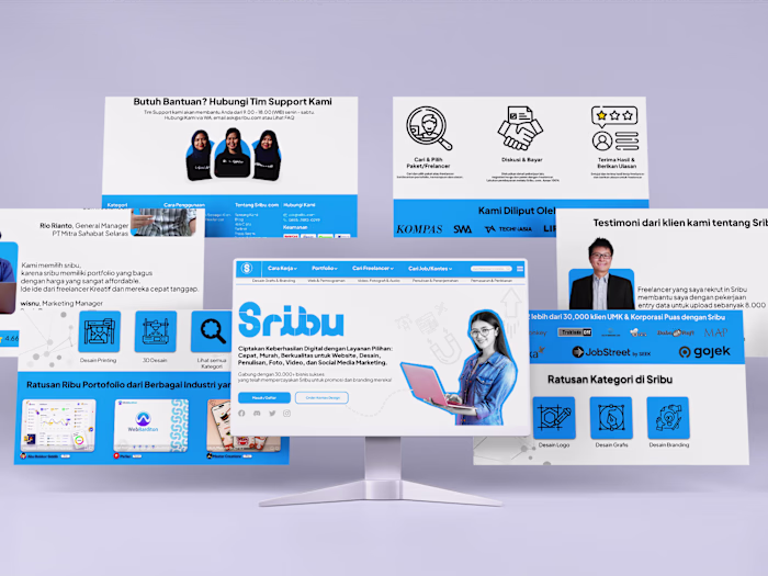 Sribu.com Website Redesign