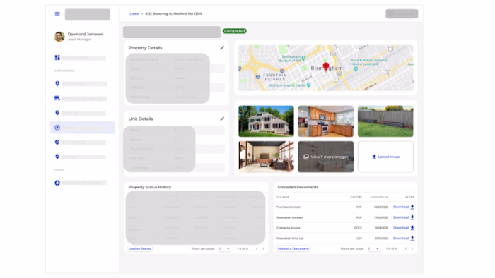 Real Estate Sales Management Portal Design