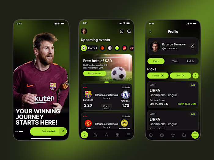Sports Betting & Live Match - Mobile App