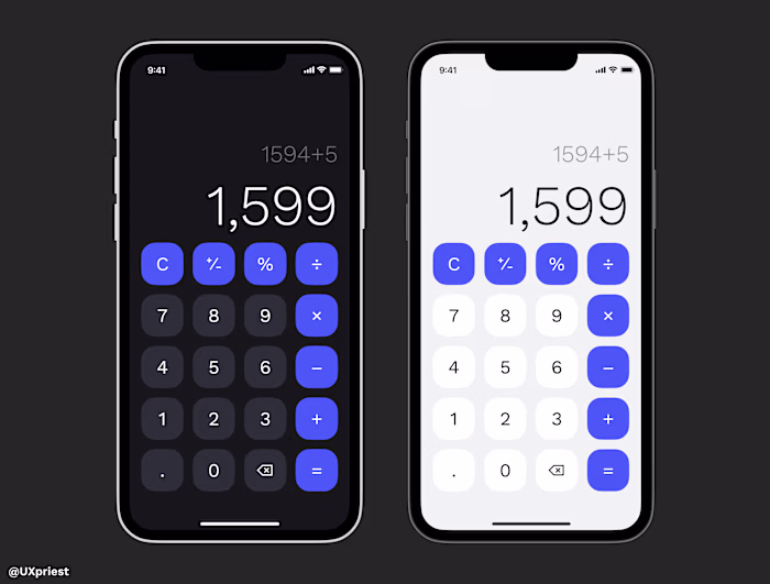 Calculator Mobile UI App