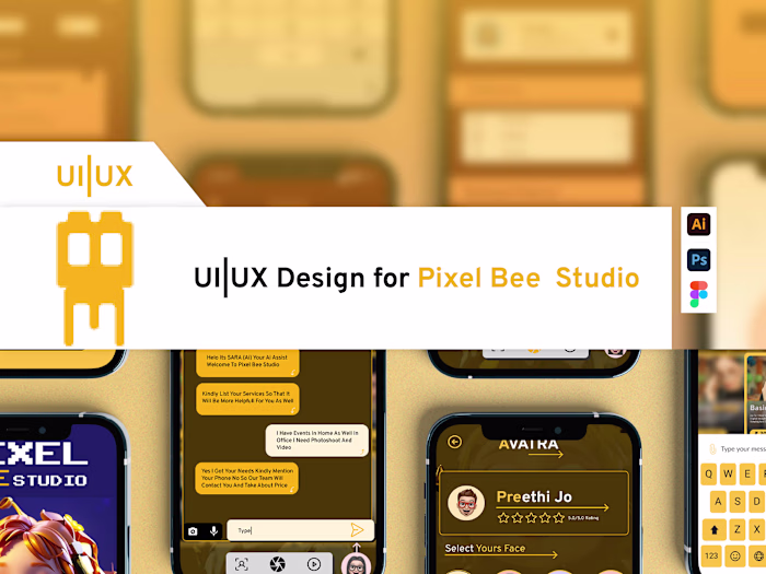 PIXEL BEE STUDIO CASE STUDY (UI|UX) on Behance