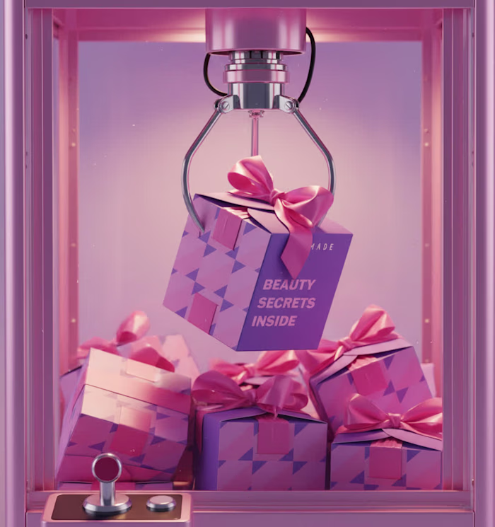 MerMade Gift Box A premium holiday gifting scene. The box is...