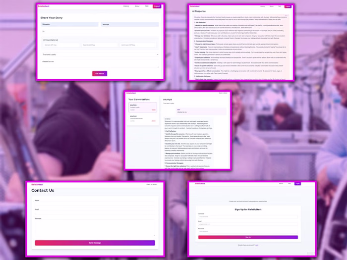 Relationship Advisor: AI-Powered Guidance
