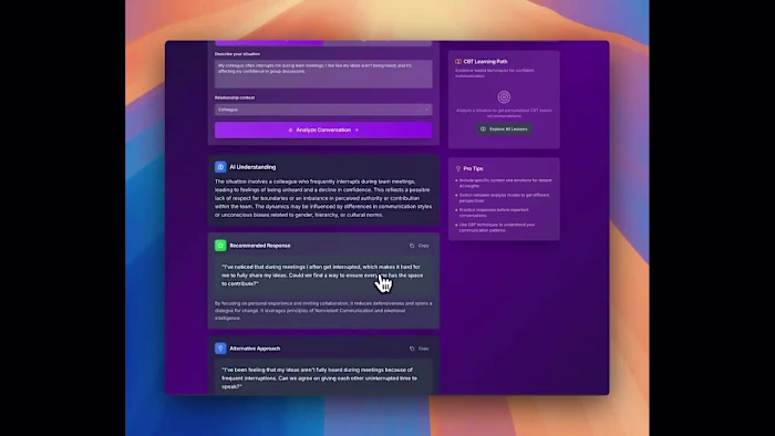 TalkTrail - AI-Powered Conversation Coach – Replit, Clerk