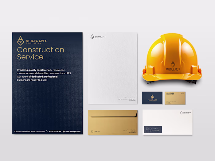  Logo Vectorization- Sthaka Arta Construction