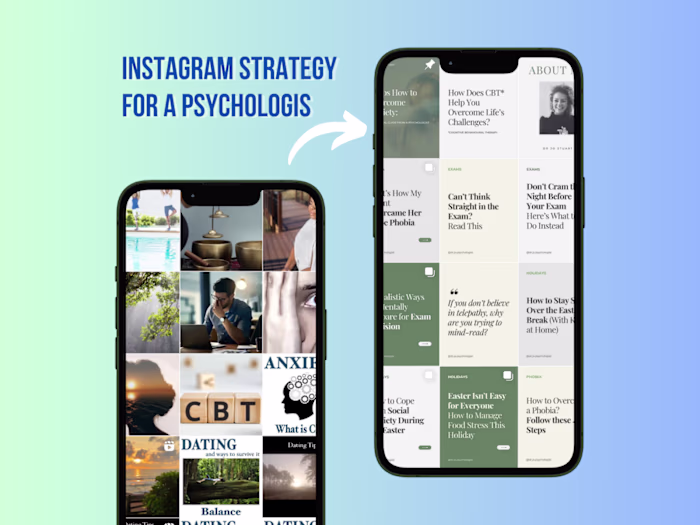Instagram Strategy for a Psychologist