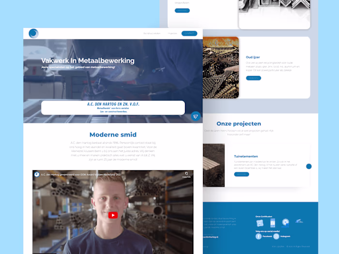 Vakwerk in metaalbewerking - AC den Hartog