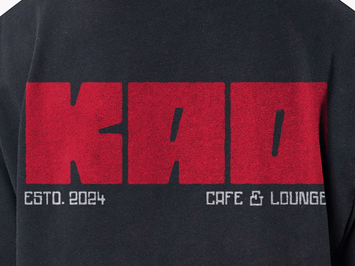KAO Visual Identity Design | Cafe & Lounge