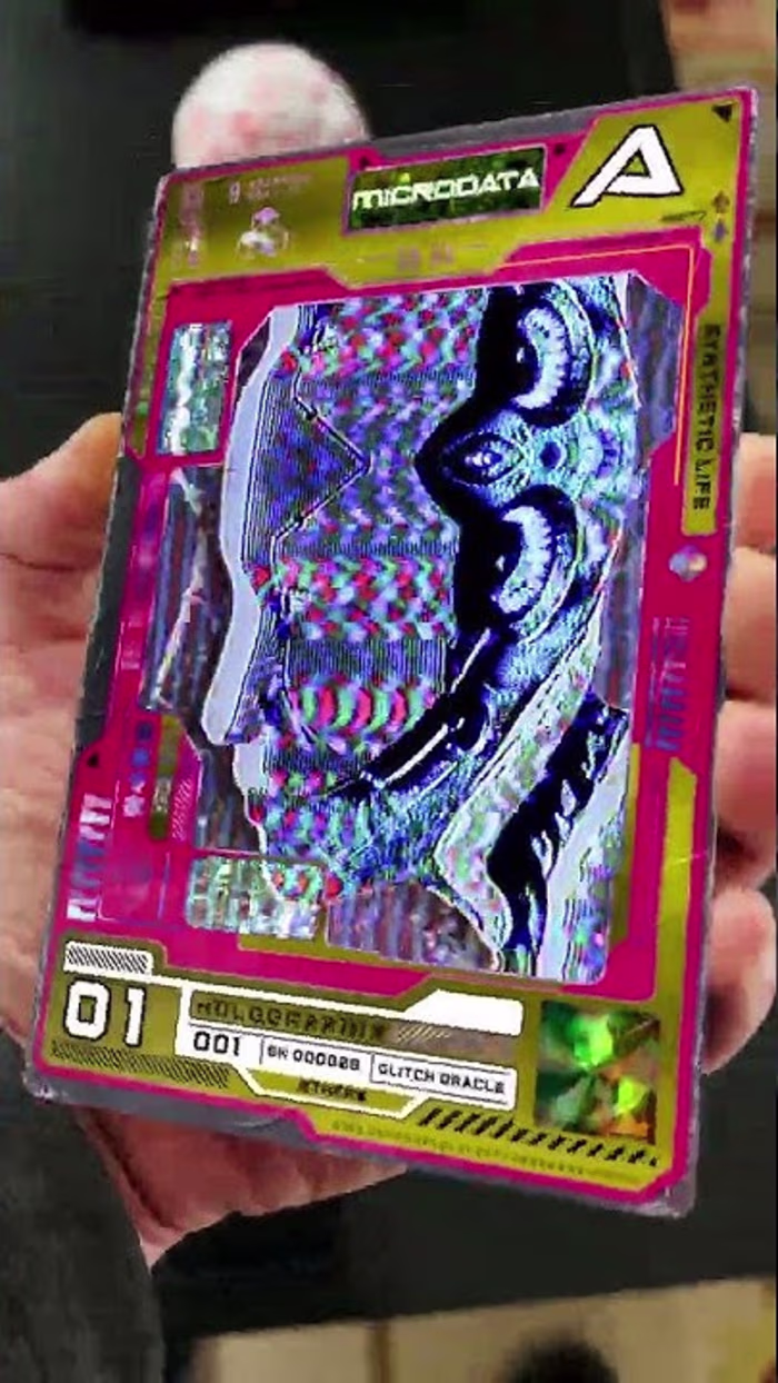 Aether 001 Holographix Collectable Card - NFT Animation