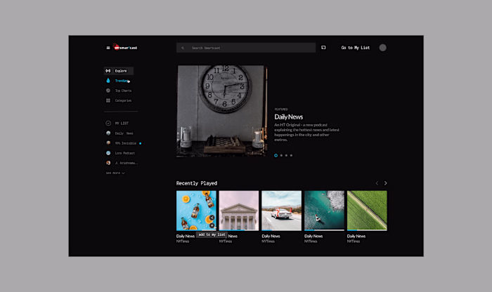 HT Smartcast (Poscast Platform)