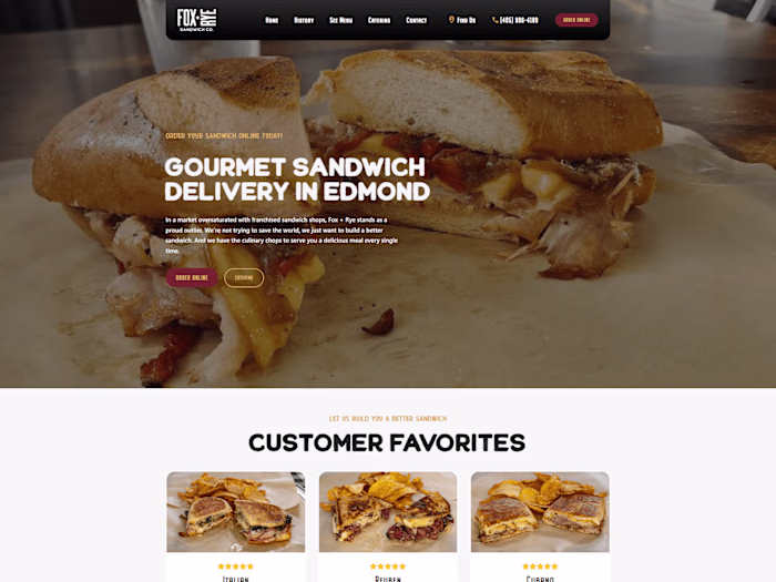 Fox and Rye Sandwich Company