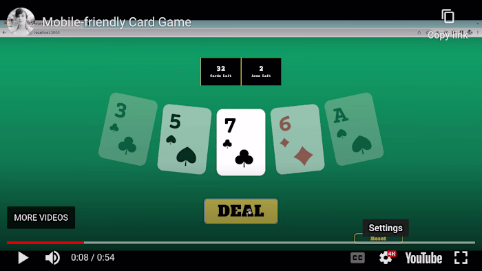 Mobile-Friendly Card Game