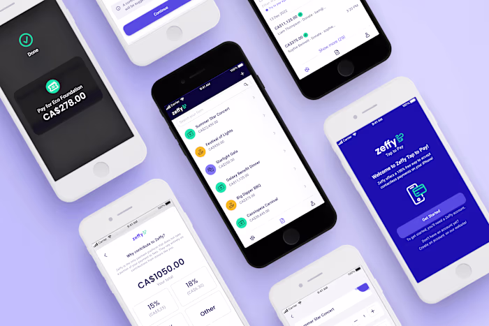 Zeffy Tap to Pay UX/UI Design