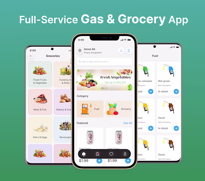 Full-Service Gas & Grocery App