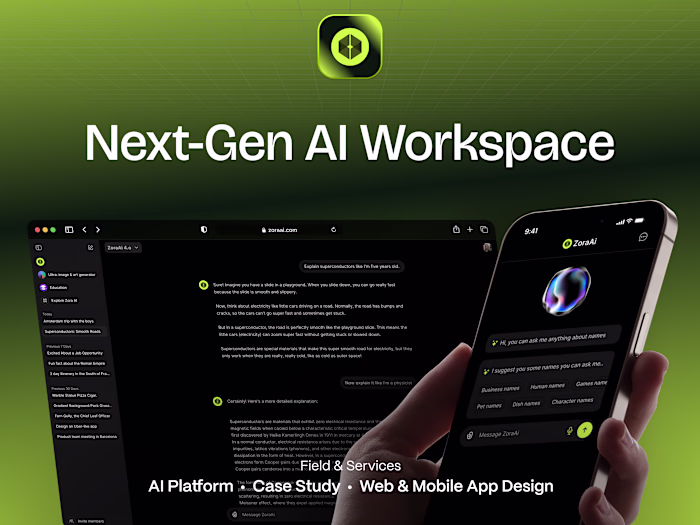ZoraAI : Landing Page Design & Framer Development
