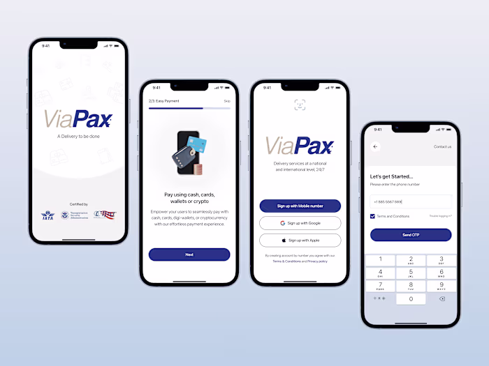 ViaPax - Peer-2-Peer Logistic Mobile App
