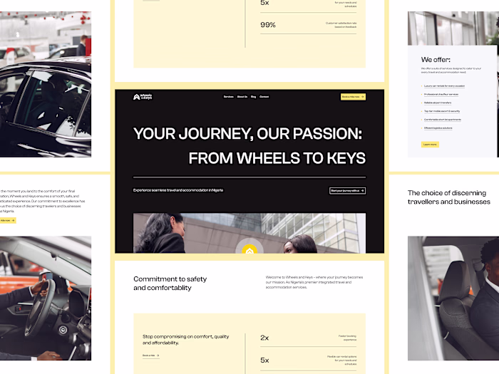 Wheels and Keys - Website Development