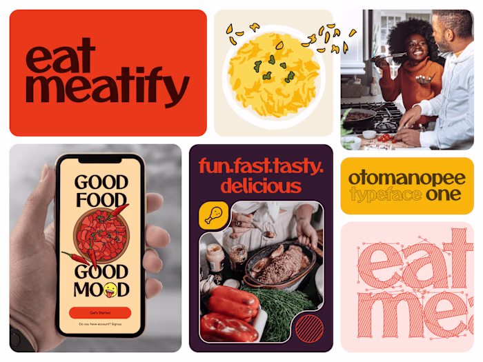 Eat Meatify - Brand Identity Design