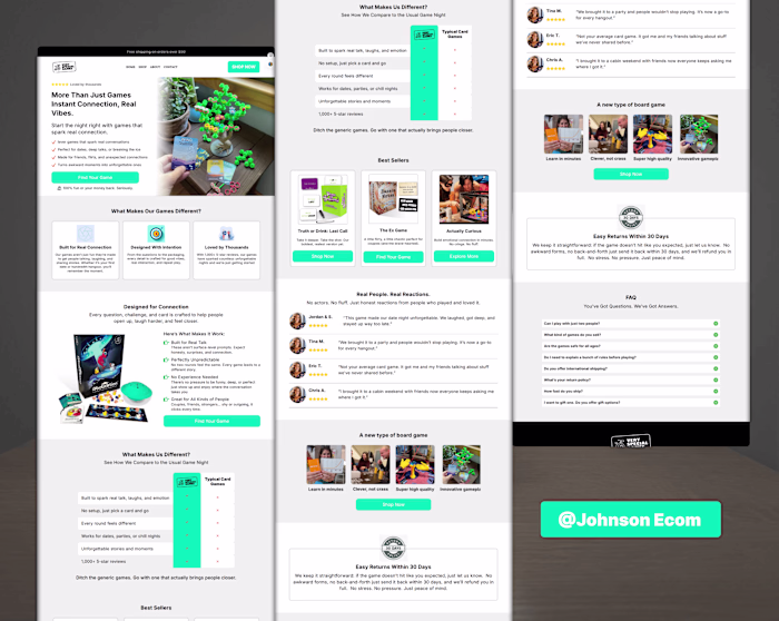 Homepage for veryspecialGame