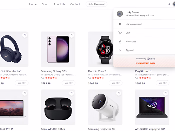 QuickCart e-Commerce