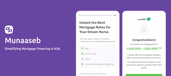 Munaaseb:Redefining the Mortgage Financing Experience in 🇸🇦KSA