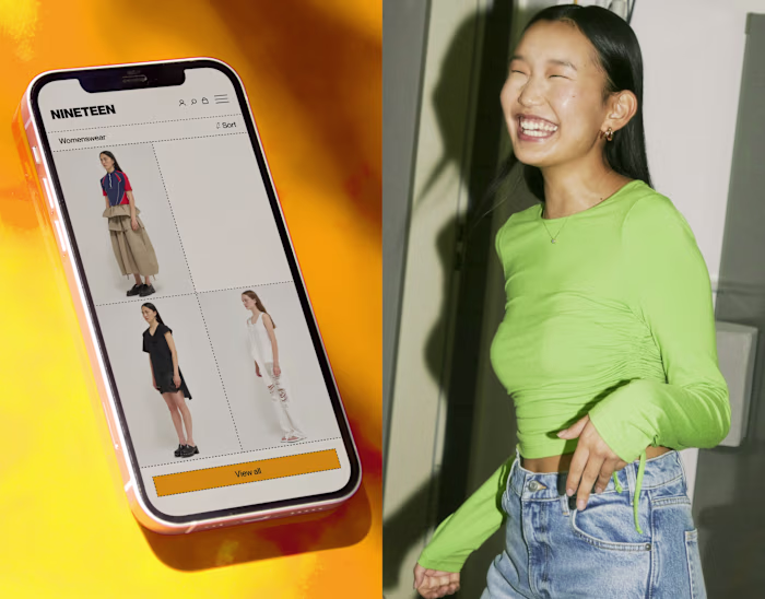 NINETEEN Fashion brand / Visual Identity & Web Design