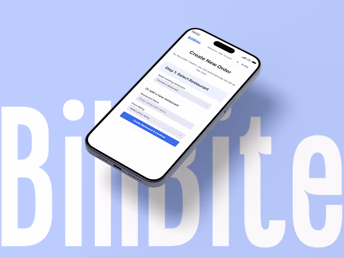 BillBite: Streamlining Group Meal Orders