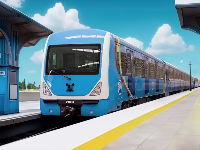 Lagos Blue Rail | Tunde Ahmed Design