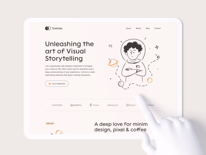 Kohaku - Minimal portfolio