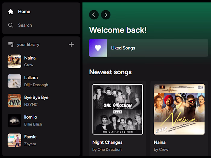 Music Streaming Web App
