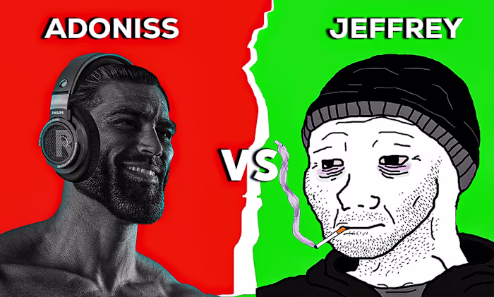 Self-improvement youtube thumbnails.  