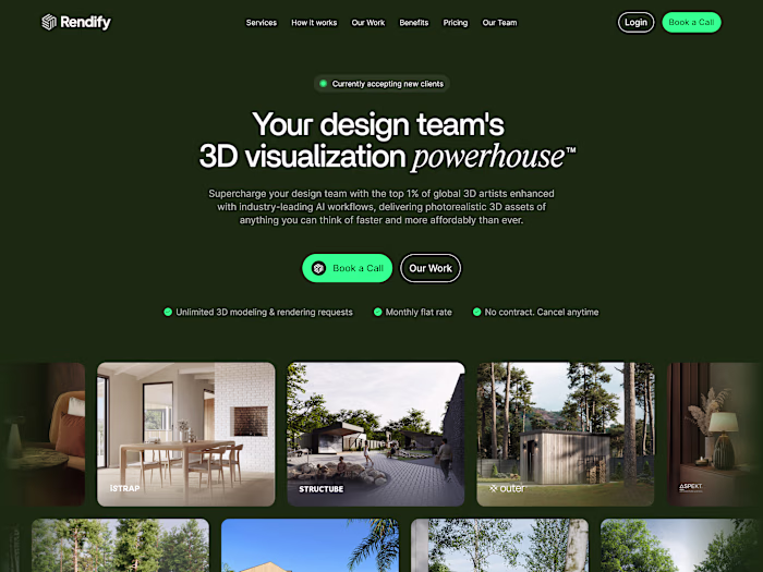Rendify Website Redesign