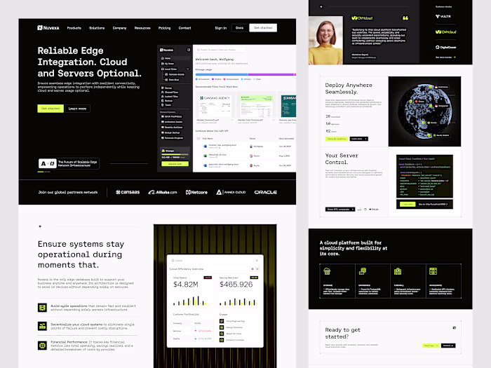 Nuvexa - Cloud Landing Page