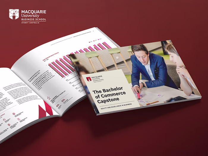 Macquarie Business School Brochure - Editorial Design