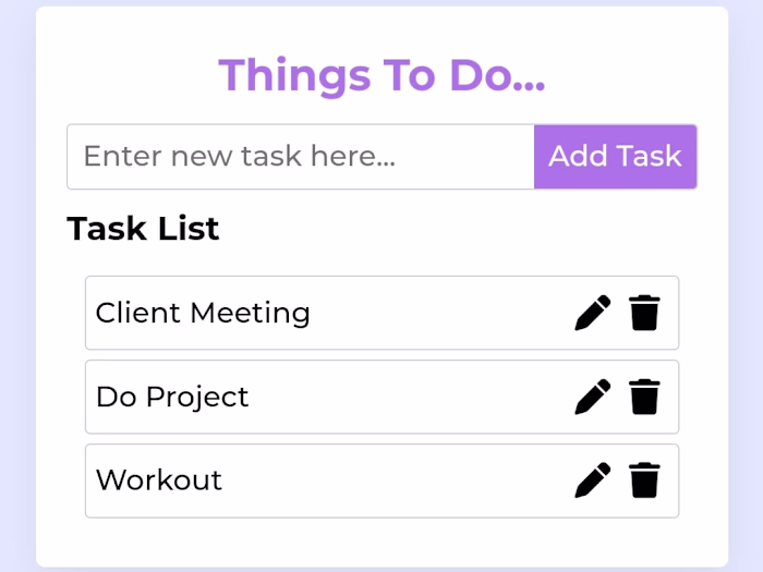 To Do App