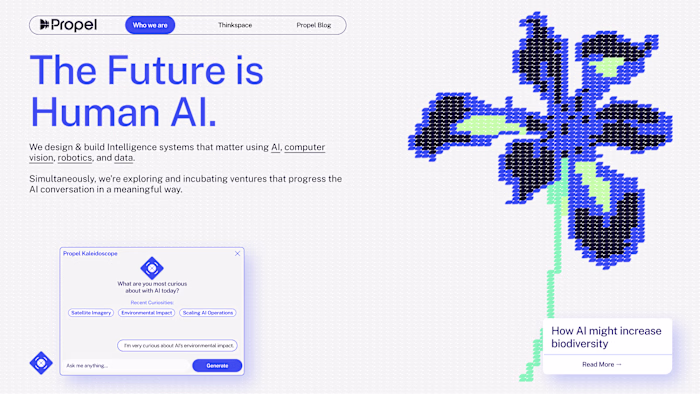 Propel Labs Brand Identity and Generative Logo System