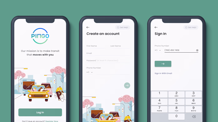 Pingo App Redesign for The Routing Company